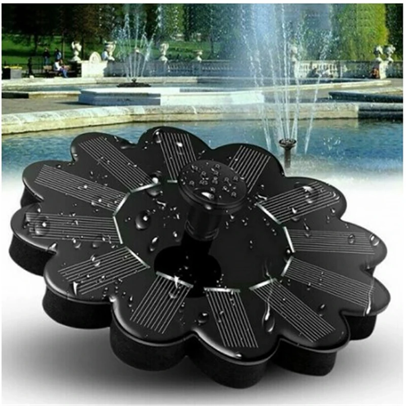 

Солнечный насос в комплекте, фонтан для сада, наружного ландшафта, искусственная рыба, бассейн, птица, ванна, садовое украшение, 4,5 л/ч,-10 В пос...