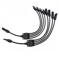 1 pair 4 y solar panels parallel connection connector branch 1 to 4 type male female solar system terminal accessories