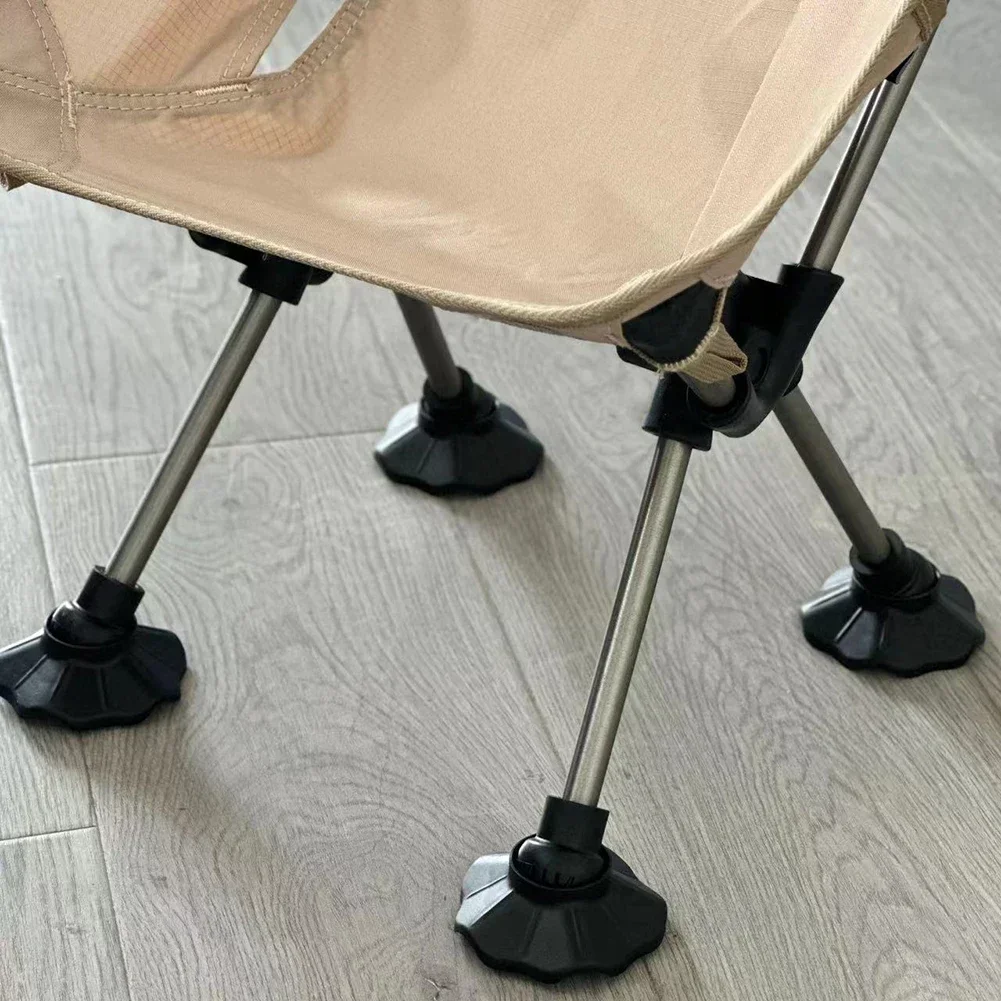 4 шт. подушечки для ног стула кемпинга коврик износостойкий нескользящий