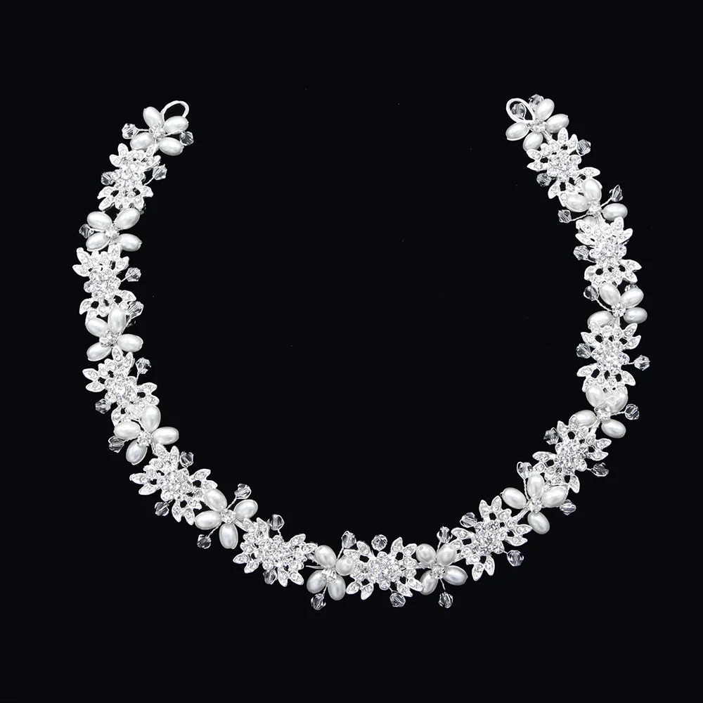 

Элегантные женские аксессуары для волос с кристаллами