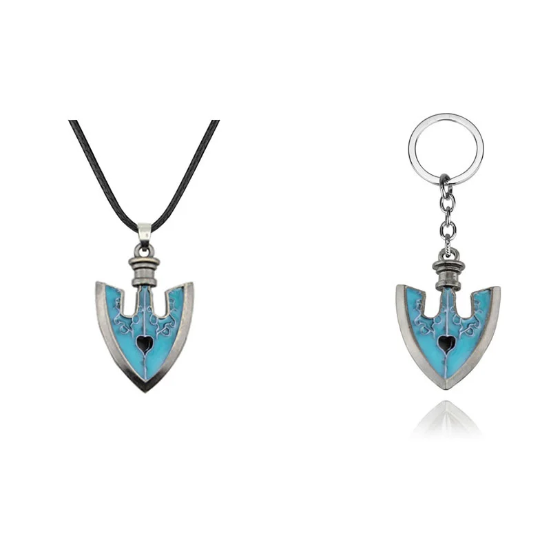 

1 Pcs Cartoon Anime JOJOS BIZARRE ADVENTURE Killer Queen Arrow Necklace Glow In The Dark Metal Pendant Keychains Toys Wholesale