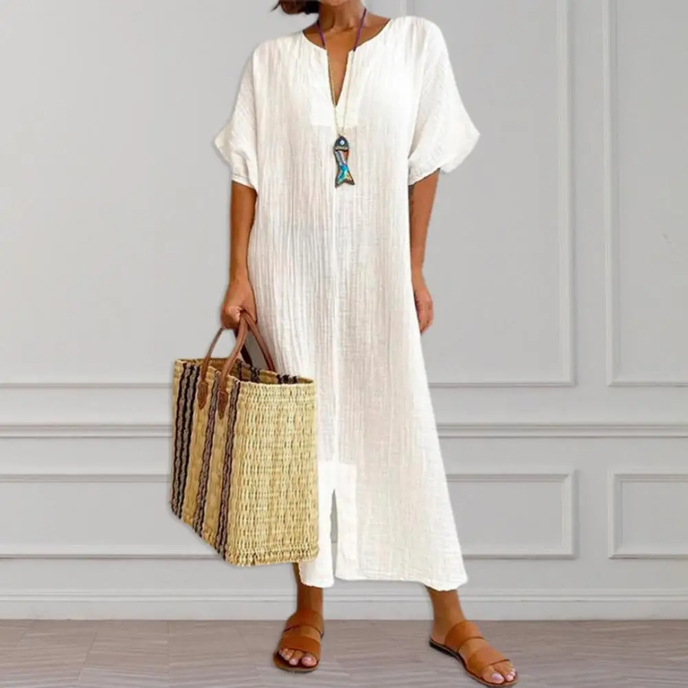 

Быстросохнущее популярное модное женское Элегантное повседневное ретро-платье, Удобное повседневное платье, тонкая повседневная одежда