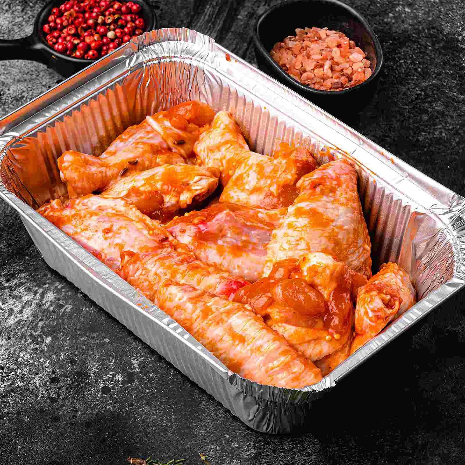 20 шт. формы для выпечки из алюминиевой фольги духовки приготовления пищи гриля