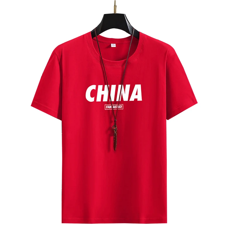 

Men's Round Neck Short Sleeve T-shirt New Summer Cotton Plus Size Half Sleeve Bottoming Shirt Trend Loose Clothes