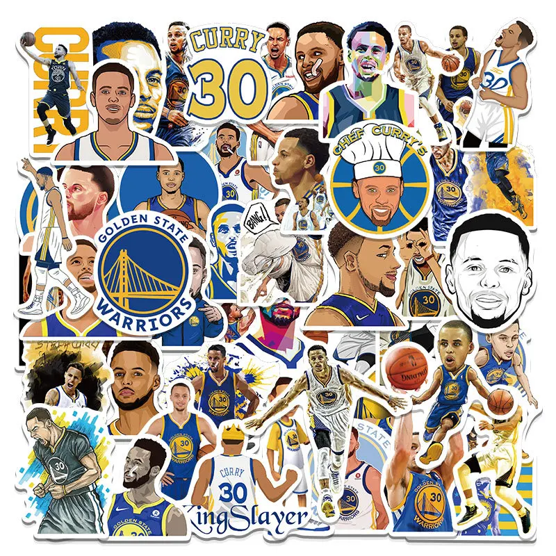 

50pcs Basketball Football Cartoon Doodle Stickers Water Cup Laptop Guitar Skateboard Waterproof