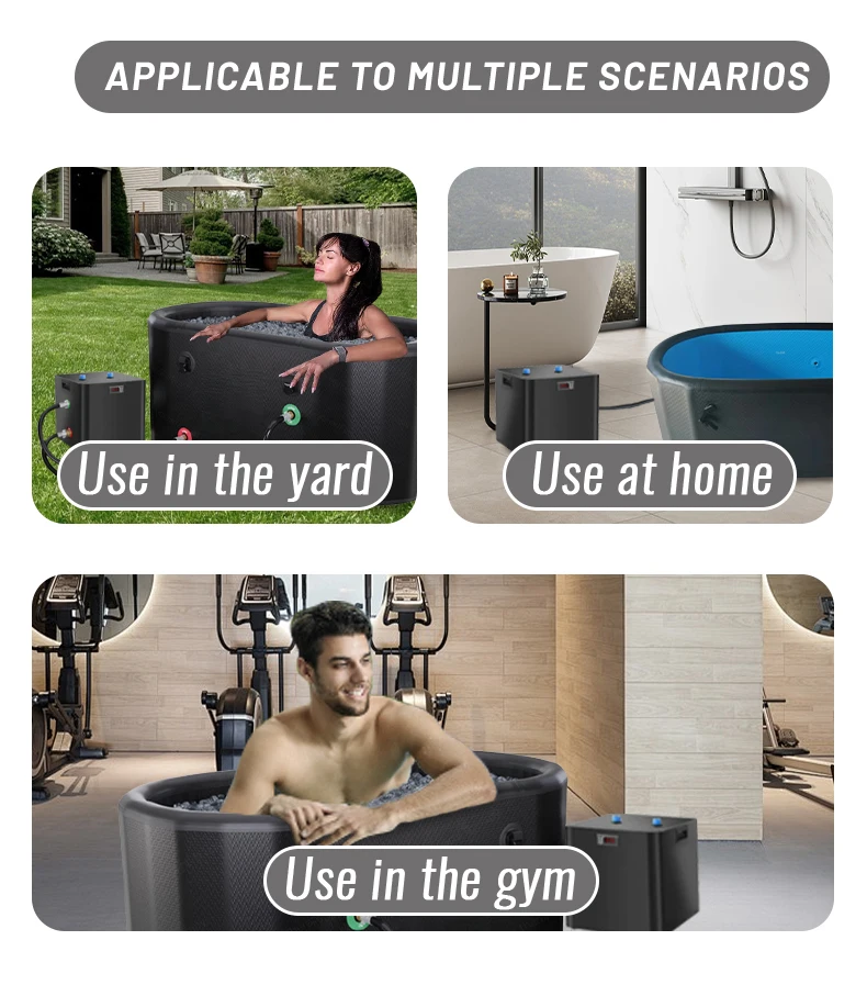 Охладитель воды Vanace AL 1HP Power Athletic Sport Recovery Квадратный бассейн Оптовая продажа