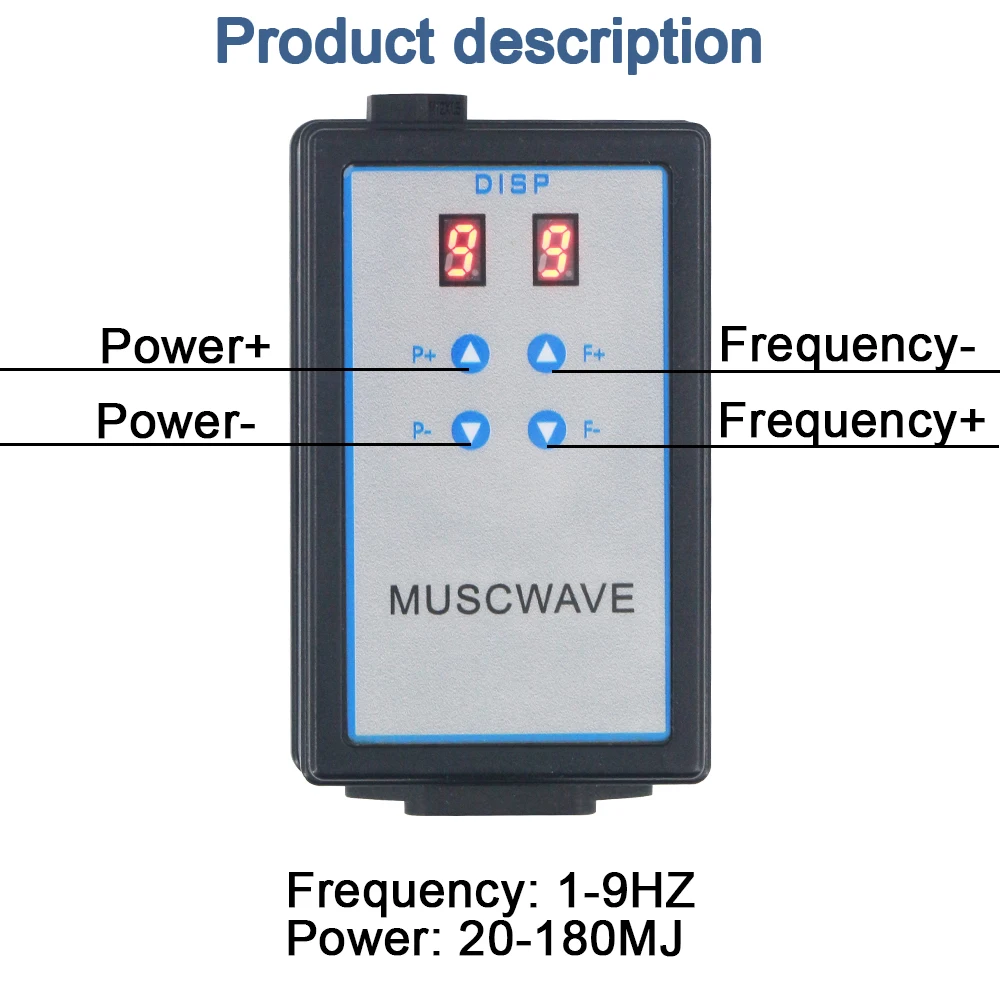 Машинка для ударно-волновой терапии инструмент 2 в 1 хиропрактика