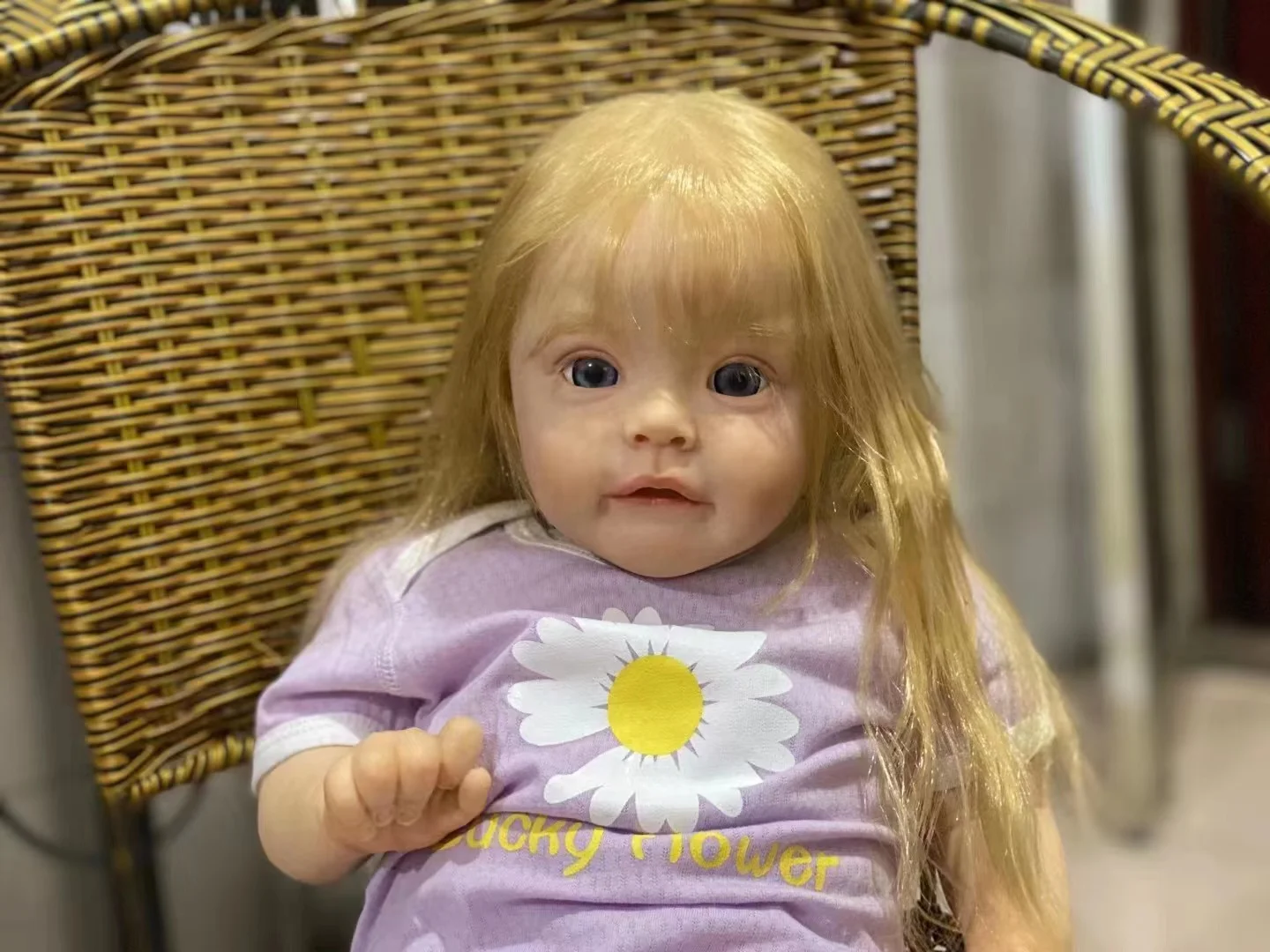 

FBB 22-дюймовая готовая Кукла-младенец реборн полеулар Сью-Сью Ограниченная серия ручная роспись кукла с хорошим видением игрушки для детей