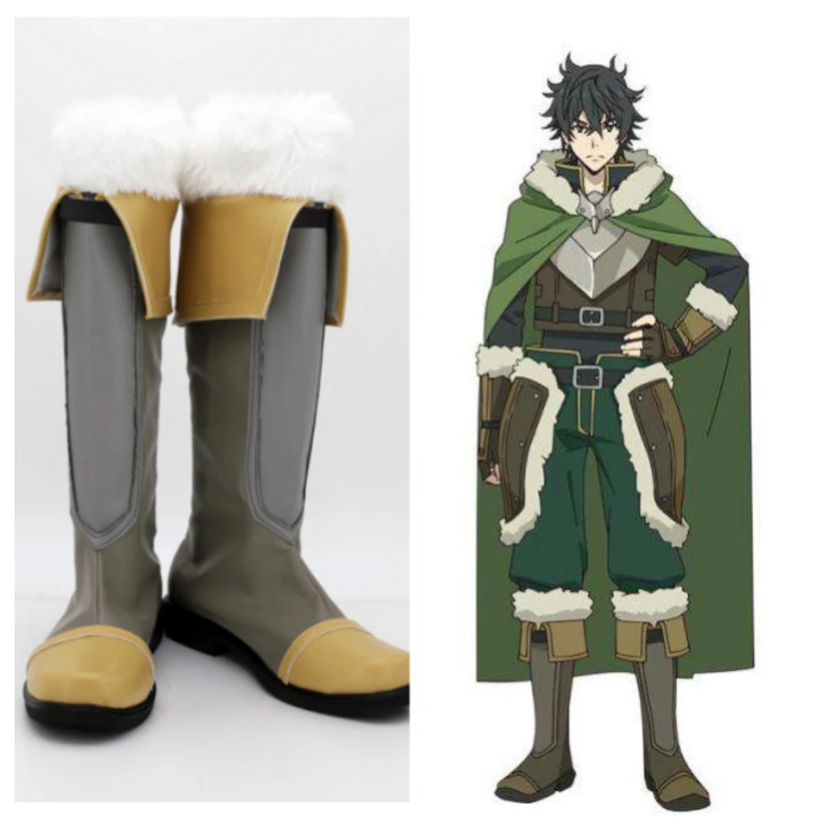 

Сапоги для косплея The Rising of the Shield Hero Naofumi Iwatani, костюмы на Хэллоуин, аксессуары на заказ