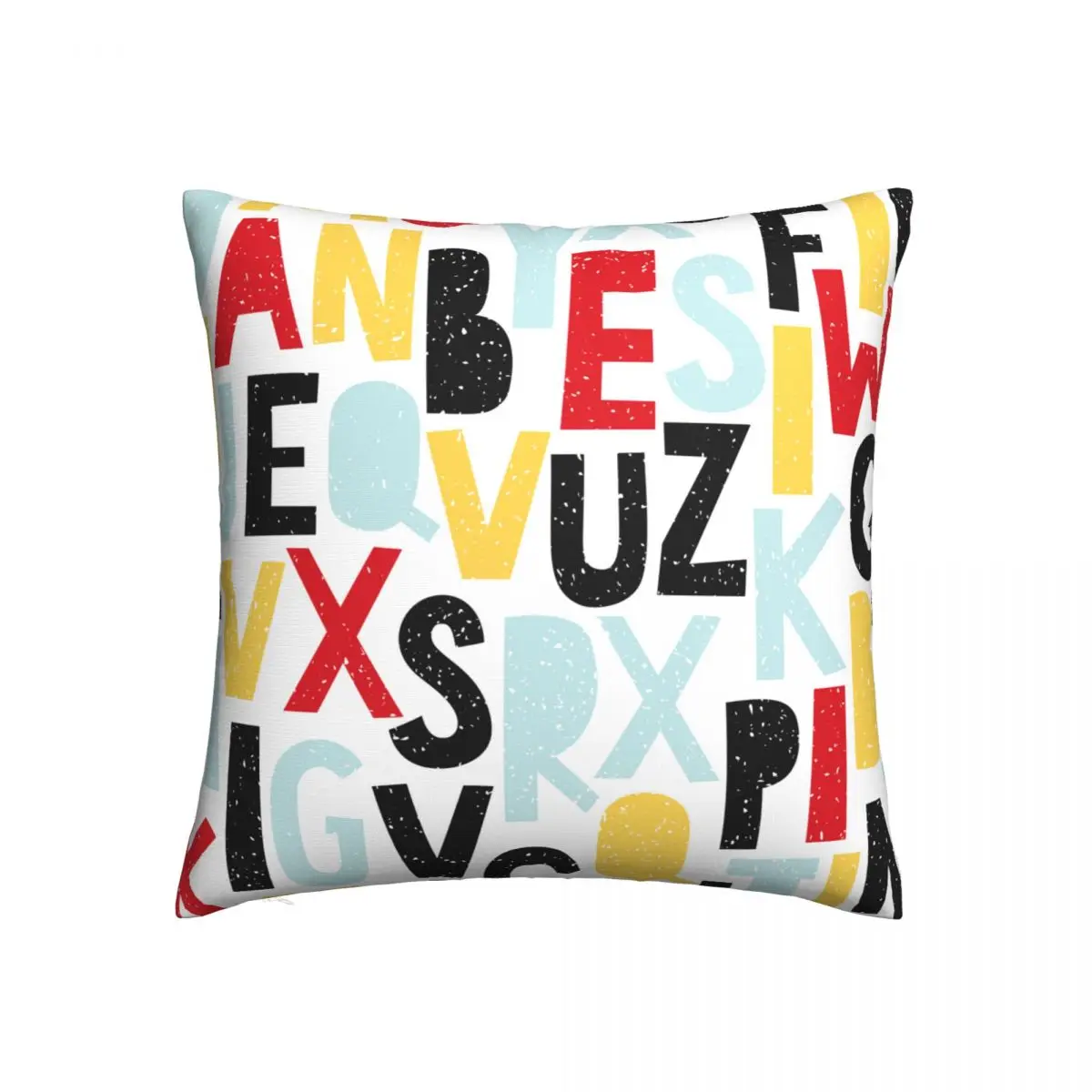 

Cute Alphabet Pillow Cases Graffiti Letters Cushion Covers Custom Zipper Decor Pillowcover for Home 18"
