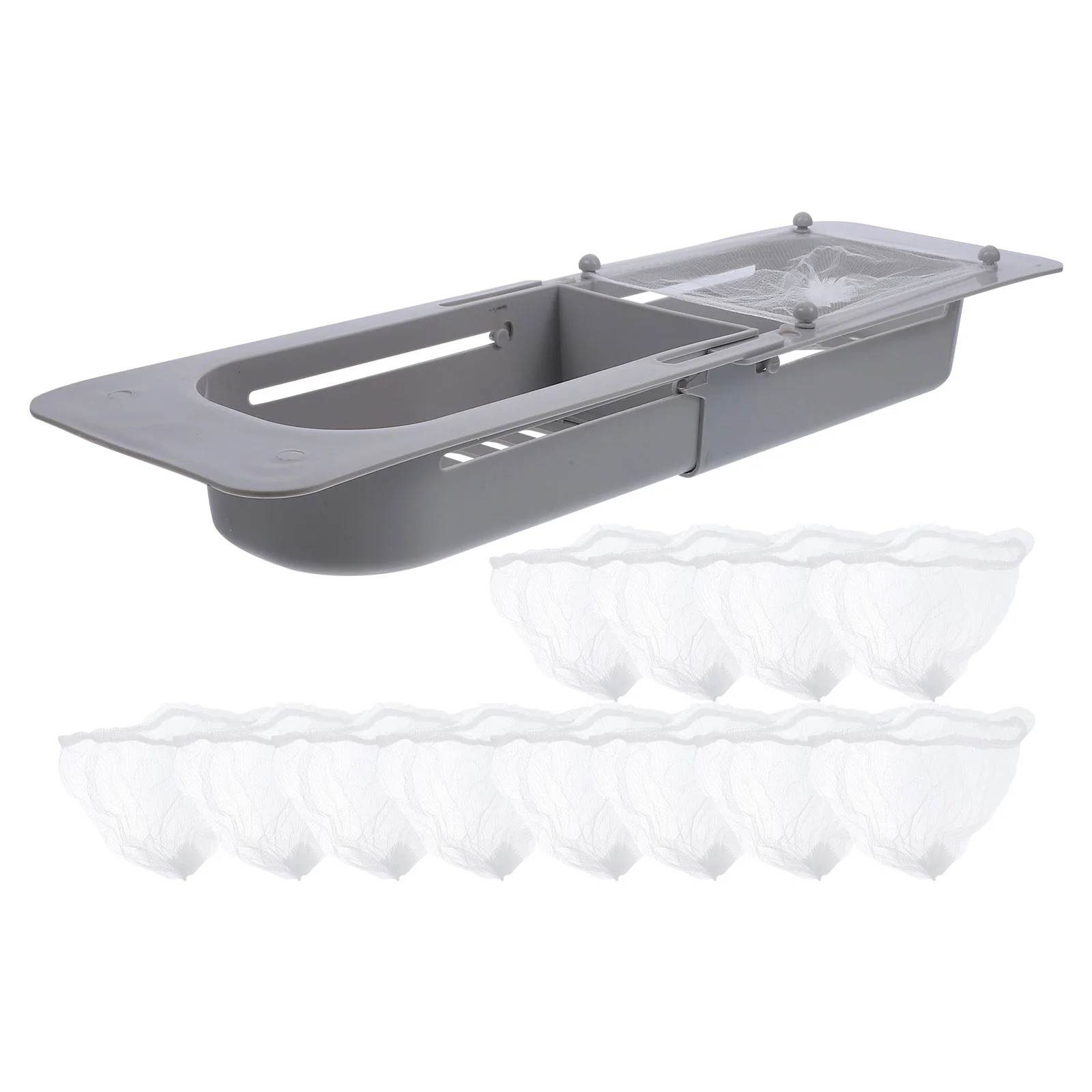 

Sink Rack Filter Mesh Soap Holder Drainer Tray Basket Handy Kitchen Organizer Pp Towel