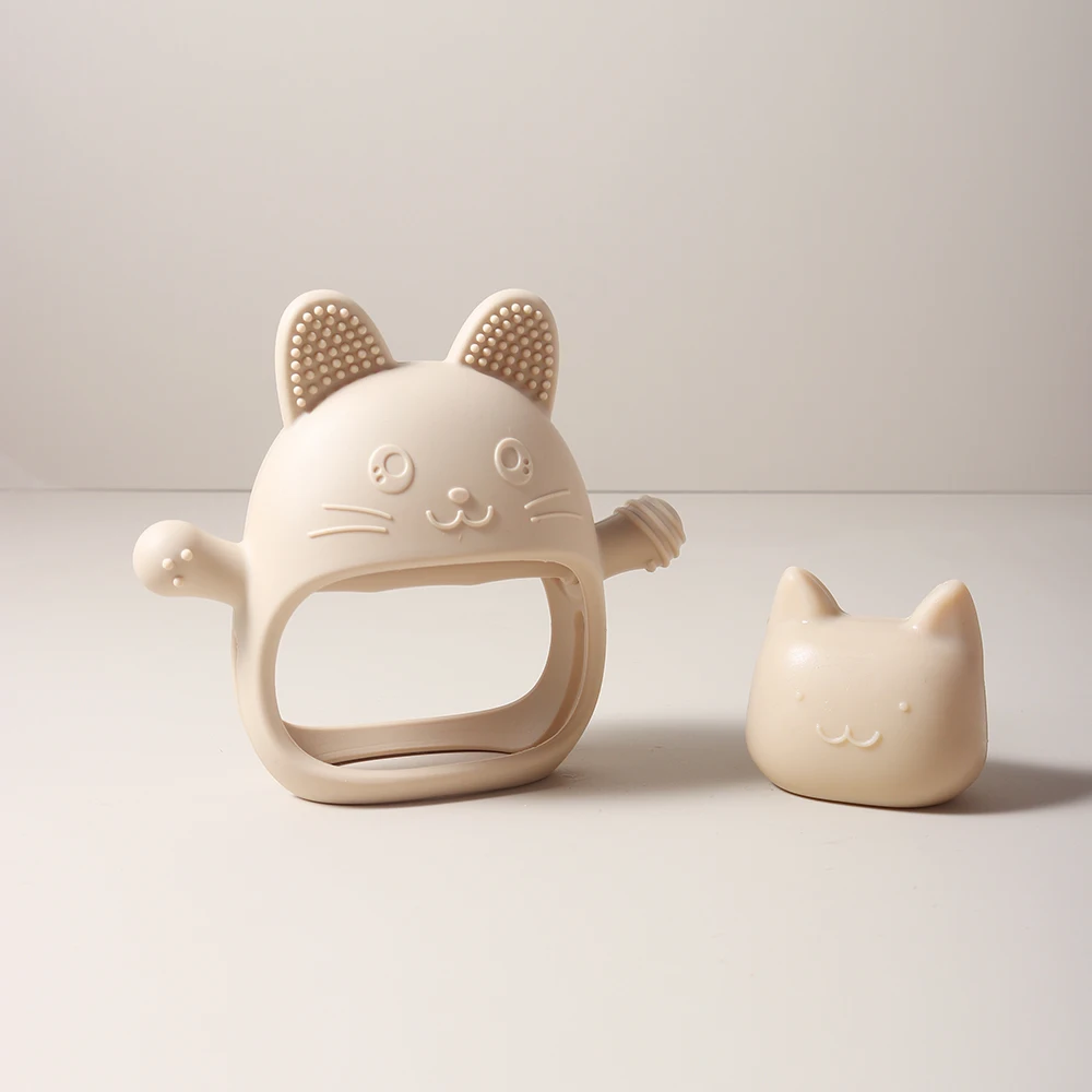 Силиконовые детские прорезыватели в мультяшной форме