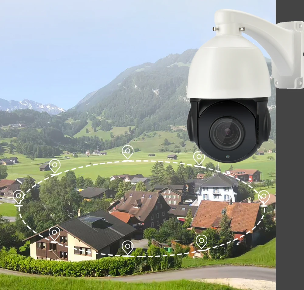 Скоростная купольная камера 8 МП 4K 600X ZOOM POE PTZ Поддержка Hikvision Dahua NVR IVM4200 P2P ONVIF IMX415 SD