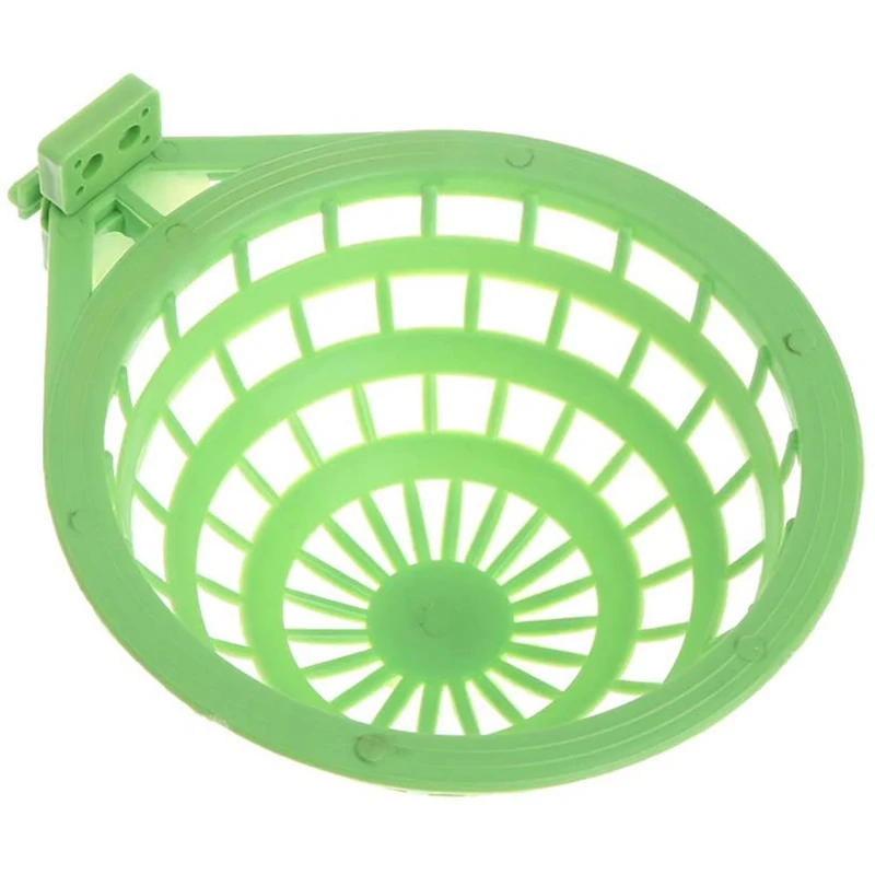 

Bird Nest Plastic Hollow Hanging Cage Eggs Hatching Tool Pan Finch Parrot Canary