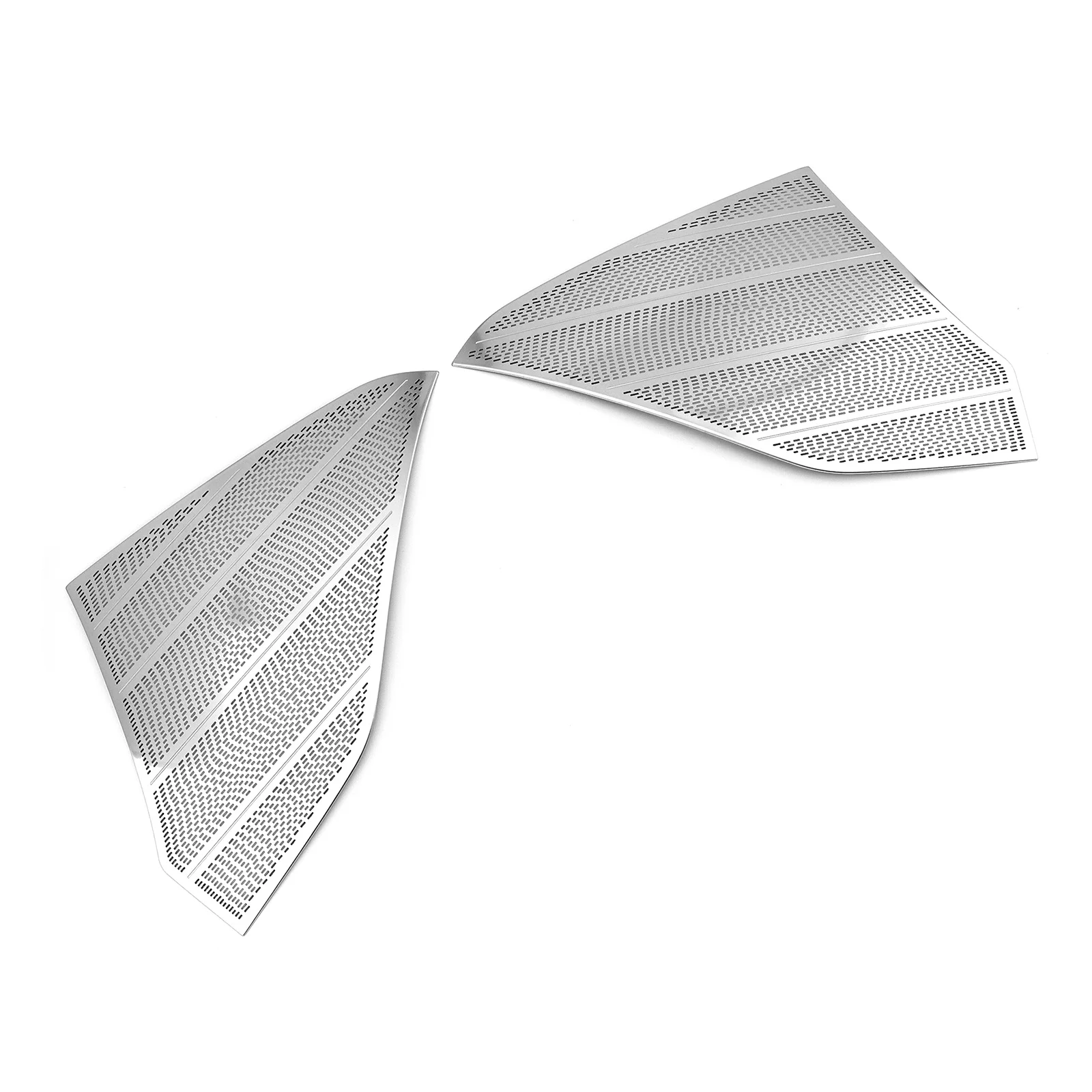 

2 шт., серебристая Крышка для передней двери динамика из нержавеющей стали для Hyundai Palisade 2019-2023