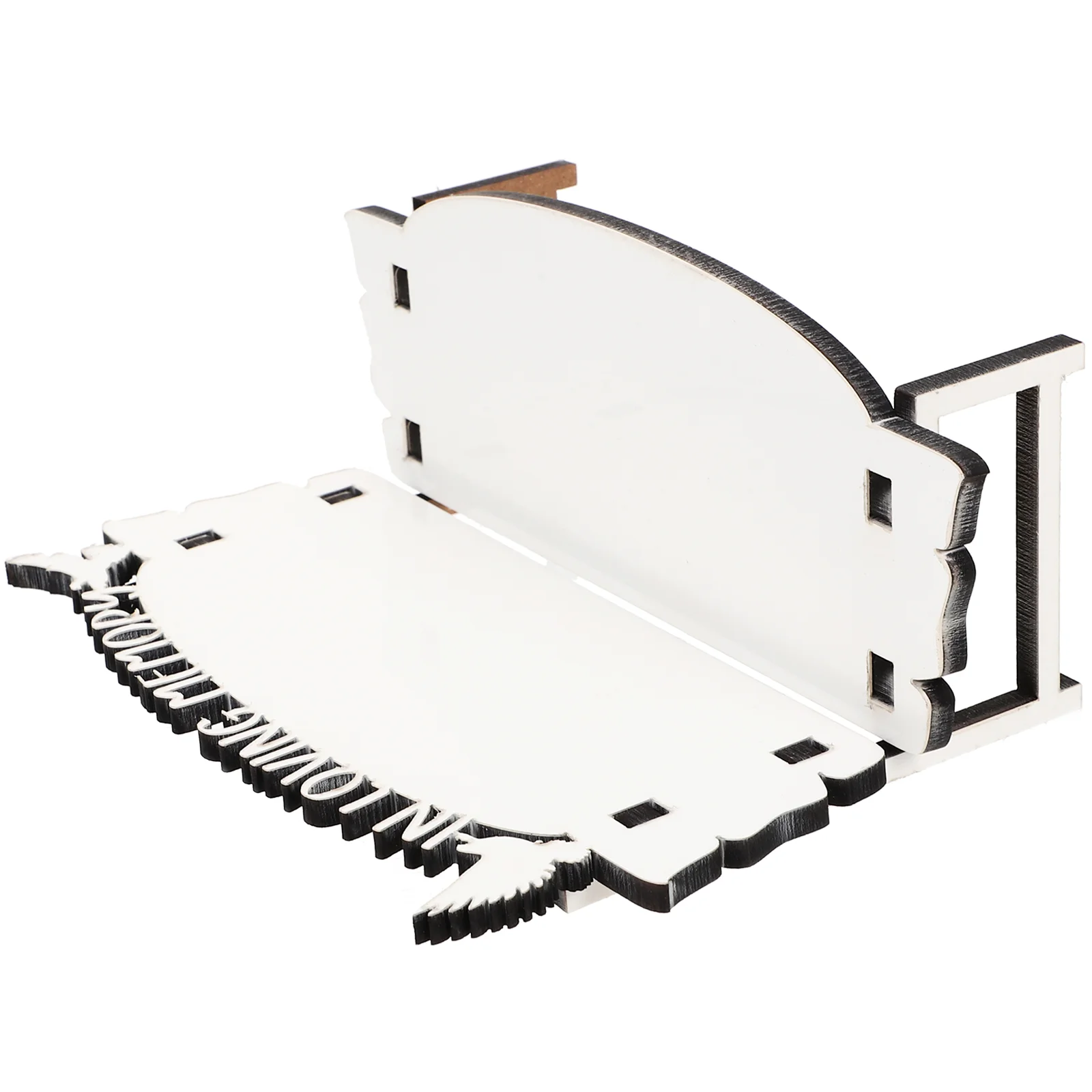 Белый стул эмбриона стол фотосублимационный орнамент пустые незавершенные