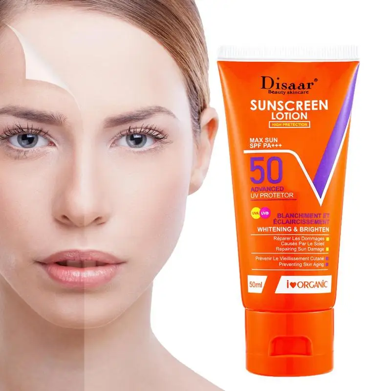 

SPF50 PA Sunscreen Cream Spf50 Gel Isolation Lotion For Men Women Moisturizing Whitening Waterproof Refreshing Sunblock