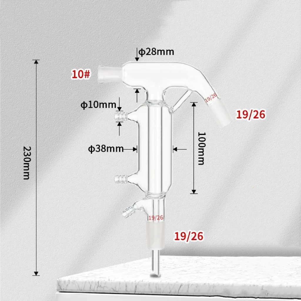 Прямой микродистиллятор стандартная дистилляционная головка с матовым песком