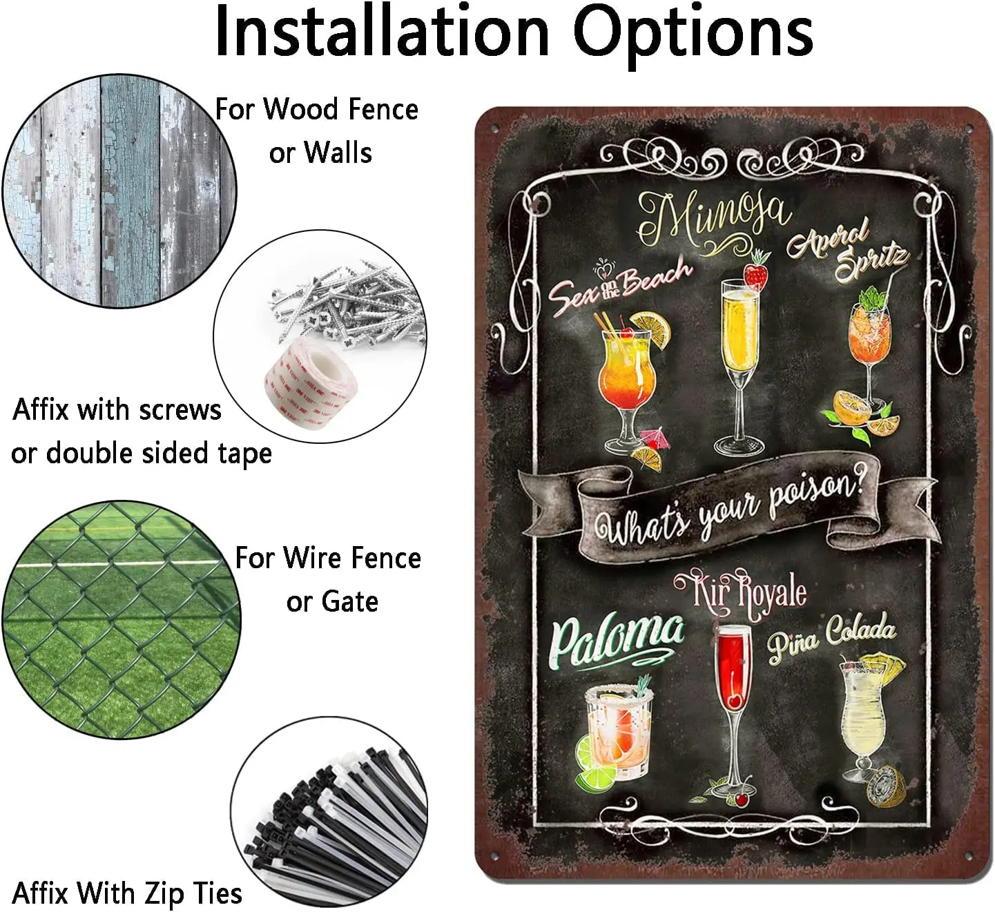 I Ll Keepyou дикая винтажная металлическая Оловянная вывеска Металлический Настенный