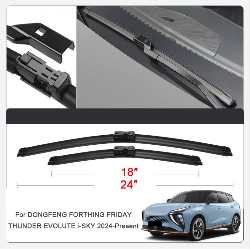 

2 шт. автомобильные щетки для лобового стекла для DONGFENG AEOLUS HUGE 580 A30 EVOLUTE i-SPACE Forthing Friday Thunder T5 EVO NOMM