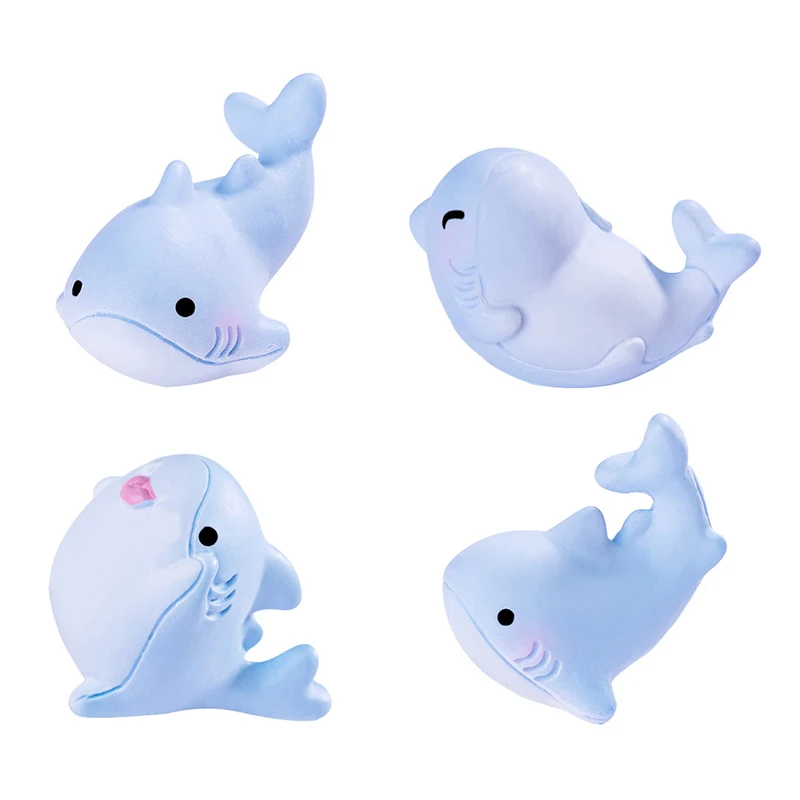 Милые фигурки акул ручная работа мультяшный КИТ микро Ландшафтные украшения