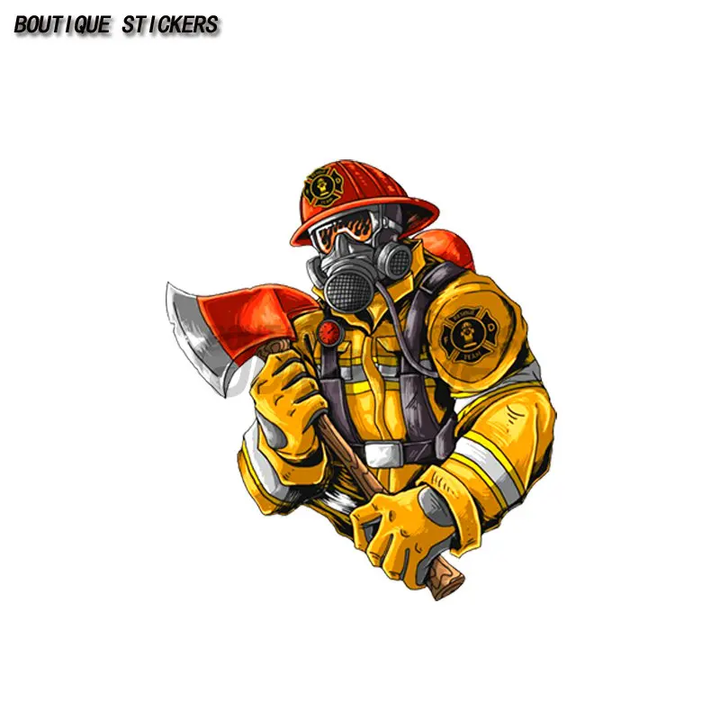 

Наклейка на багаж для пожарных, водонепроницаемая наклейка из ПВХ, аксессуары для украшения мотоцикла и автомобиля, наклейка на багаж с защитой от царапин