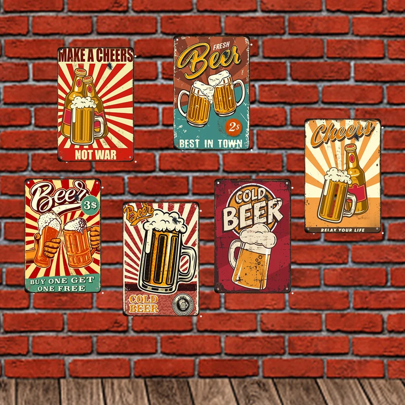 Знаменитая рок-группа жестяной винтажный потертый музыкальный постер