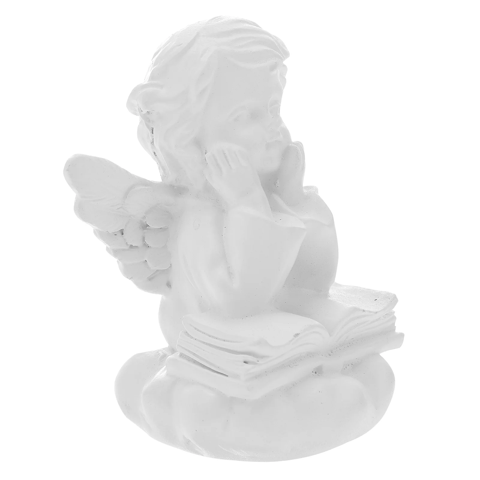 

Angel Ornaments Romantic Decorations White Figure Sculpture Dining Table Adorable Cherubs Resin Statue Craft Baby