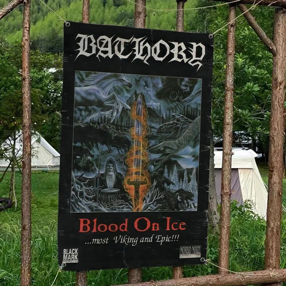 Bathory Quorthon Ретро Хэви-метал Музыкальная Группа Певица Креативный Узор Подвесной