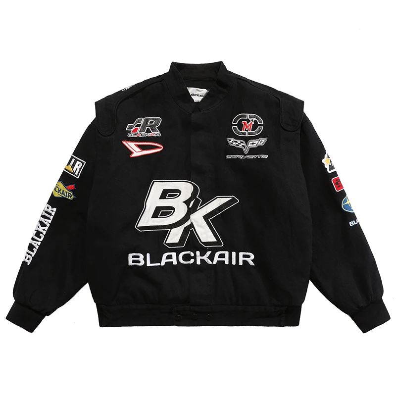 

2022 HipHop Motorcycle Jacket Streetwear Letter Embroidery Patchwork Puffer Winter Harajuku Fashion Thick Warm Bomber Pilot Coat