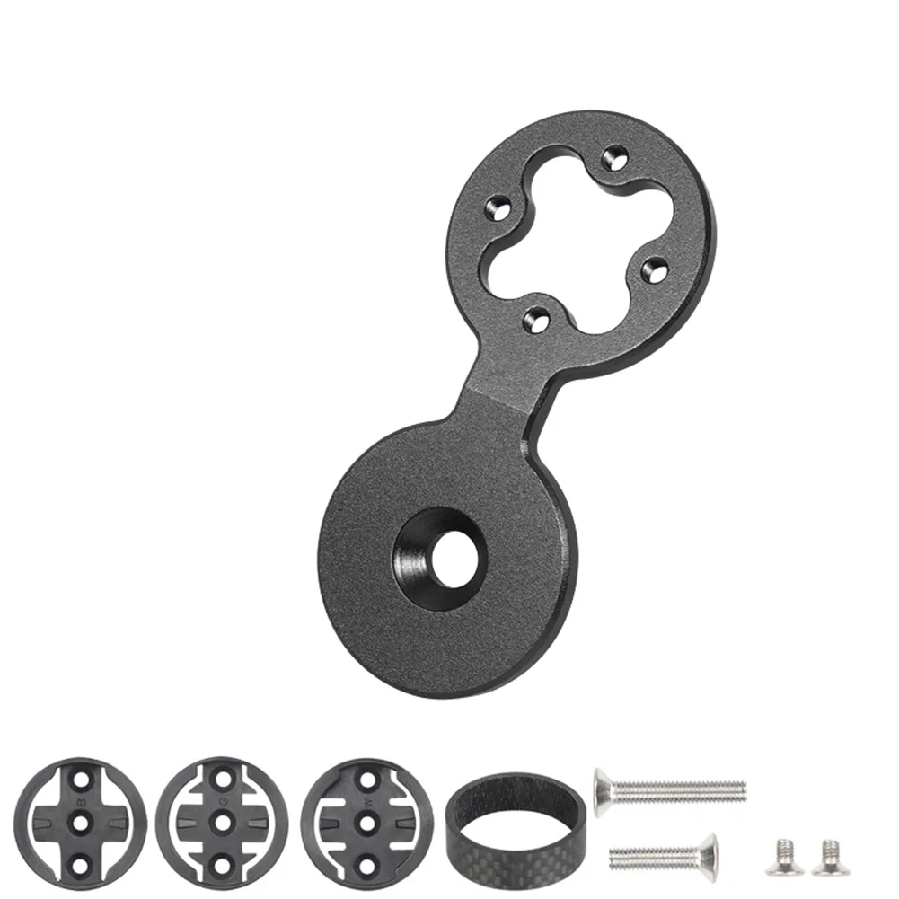 

1 Set Bike Headset Top Cap Stem Headset Cover Computer Mount For GARMIN WAHOO BRYTON Bicycle Speedometer Stopwatch Adapter