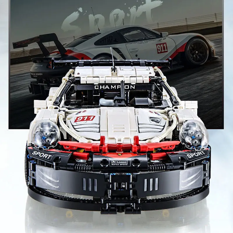 Цена 42096 Porsche 911RSR скоростной гоночный автомобиль формула пульт дистанционного управления электрические строительные блоки модель детской модел... Скидка 42096 Porsche 911RSR скоростной гоночный автомобиль формула пульт дистанционного управления электрические строительные блоки модель детской модел...