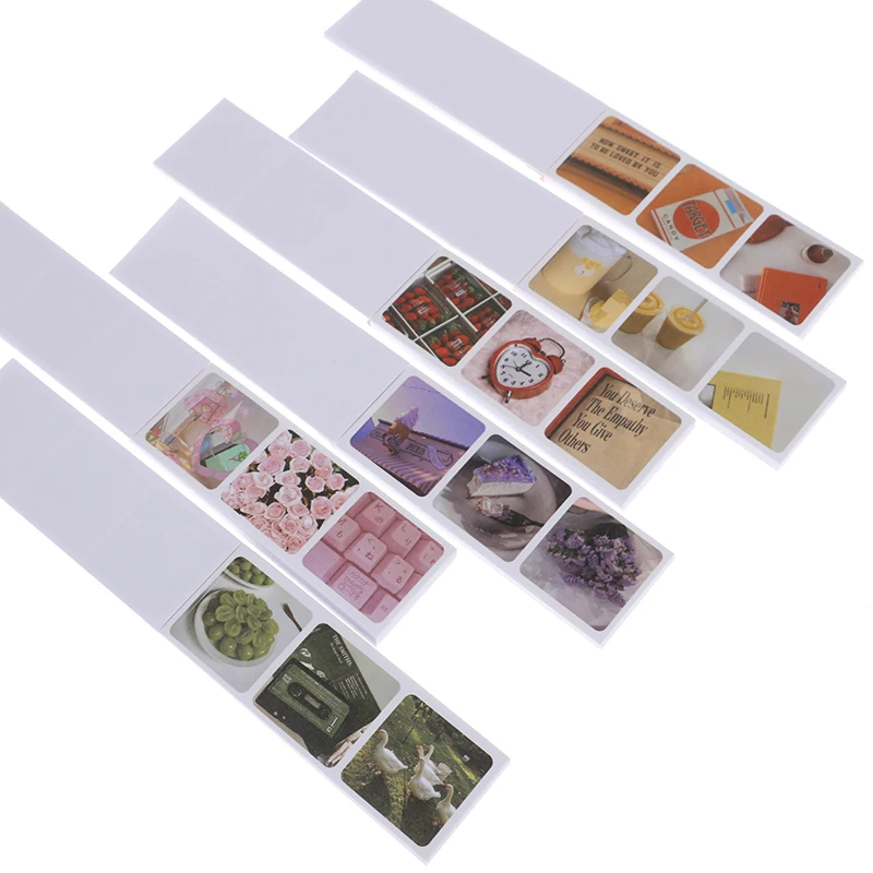 

30x90 Stickers Book pattern three-grid strips ins style stickers decoration DIY scrapbook