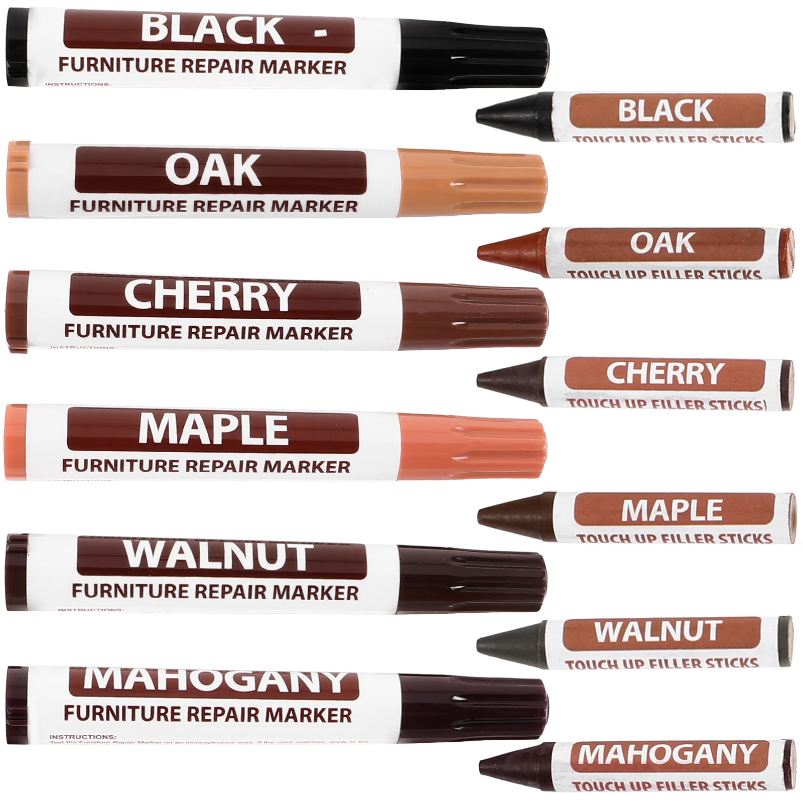 Маркер для дверной мебели краска карандаш наполнитель дерева набор ремонта пола