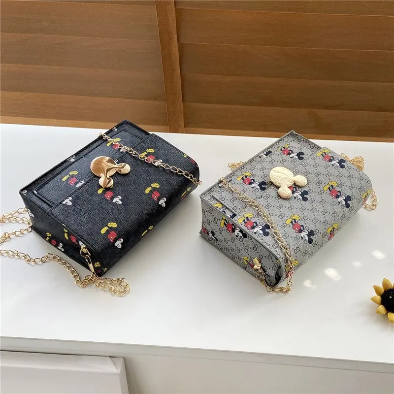 Классическая женская сумка Disney милый мультяшный мессенджер с Микки Маусом