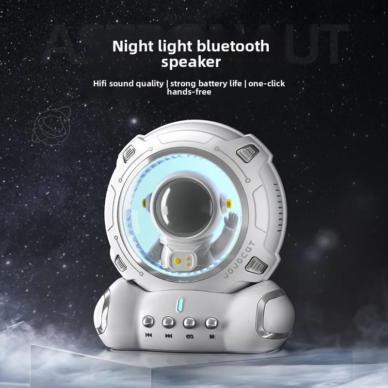 Фото VYOPBC Bluetooth-колонка в виде космического кота, портативная мини-колонка, подарок, с возможностью нанесения логотипа, оптовая продажа музыки №1