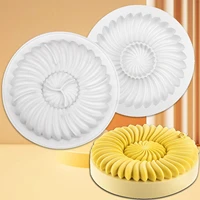7 inch round cake molds mousse pastry baking tools food grade silicone moulds party dessert pan bakeware kitchen accessories