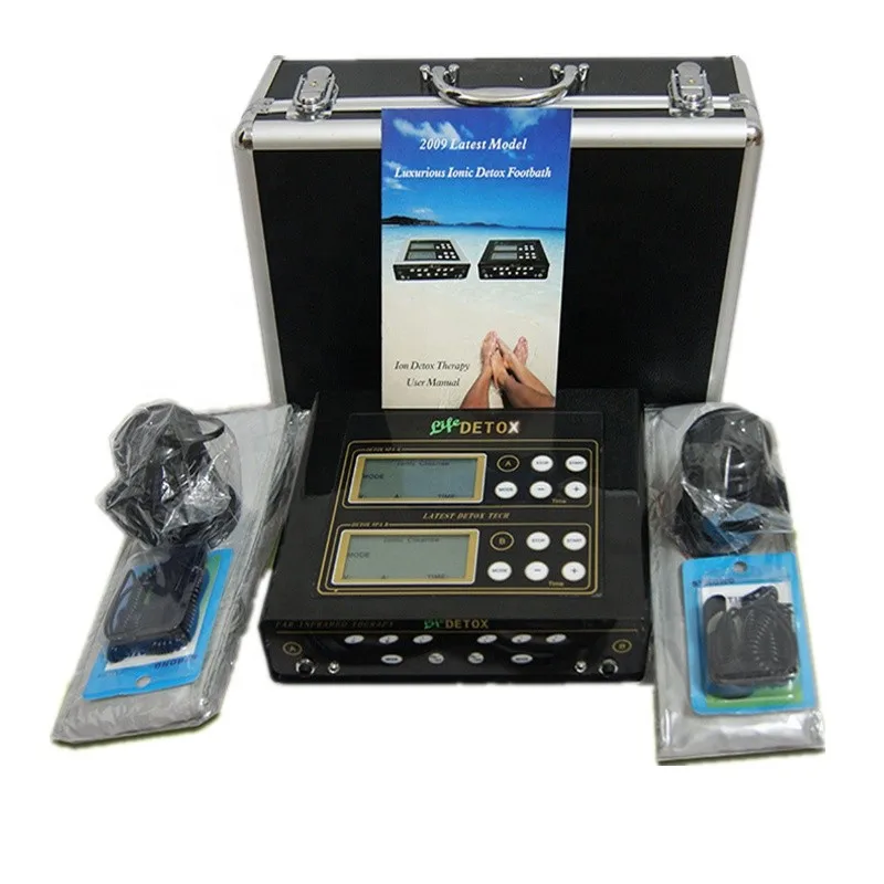 

New Arrival Electric Mini Portable Vibration Detox Blood Circulation Dual Ion Cleanse Detox Foot Spa Machine