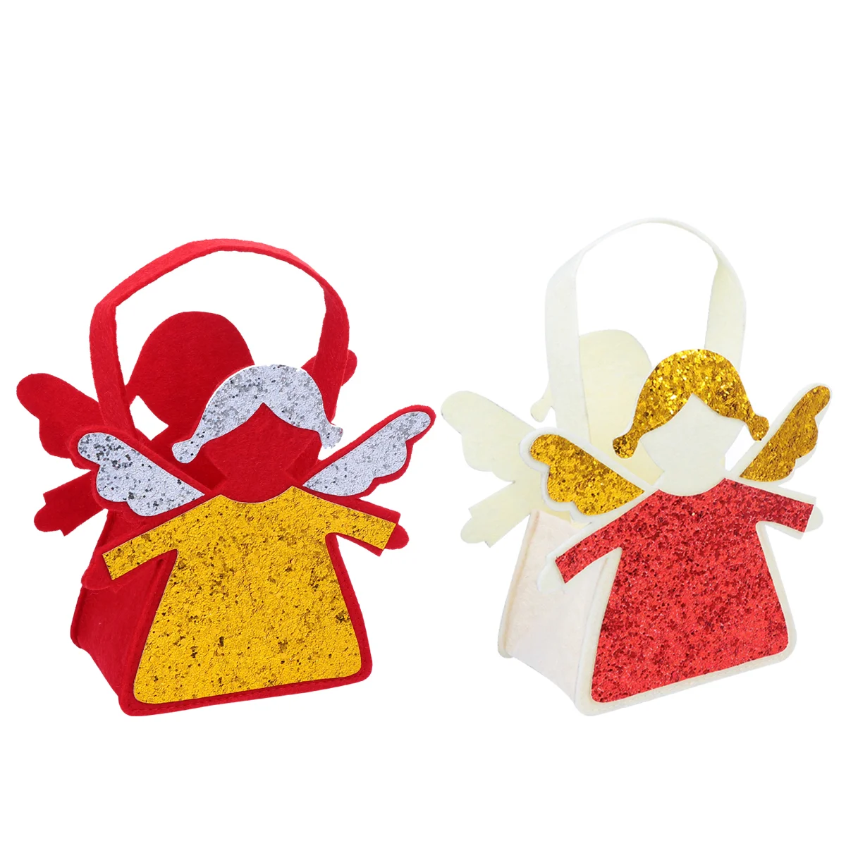 

Christmasbag Holiday Candy Treat Gift Biscuit Holderhandlessanta Cookie Goodiefavour Tote Pouch