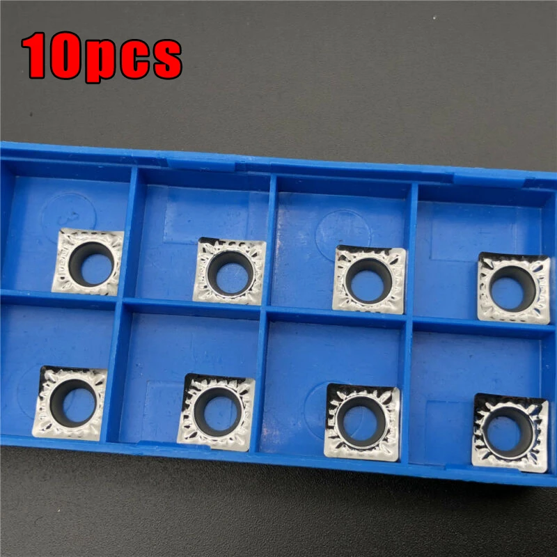 

10 шт., карбидные вставки для токарного станка SCMT09