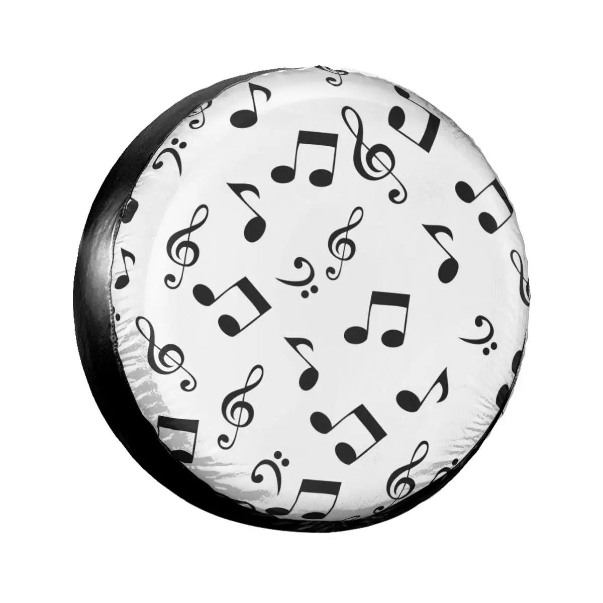 

Spare Wheel Tire Cover Case Pouch Protector Abstract Music Notes Car Tyres for Jeep Hummer 14 /15/16/17 Inch