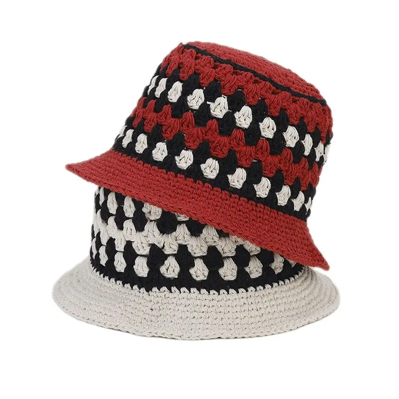 

LDSLYJR осенне-зимняя хлопковая теплая Рыбацкая шляпа с цветочным узором Панама уличная дорожная Солнцезащитная шапка для девочек и женщин 196