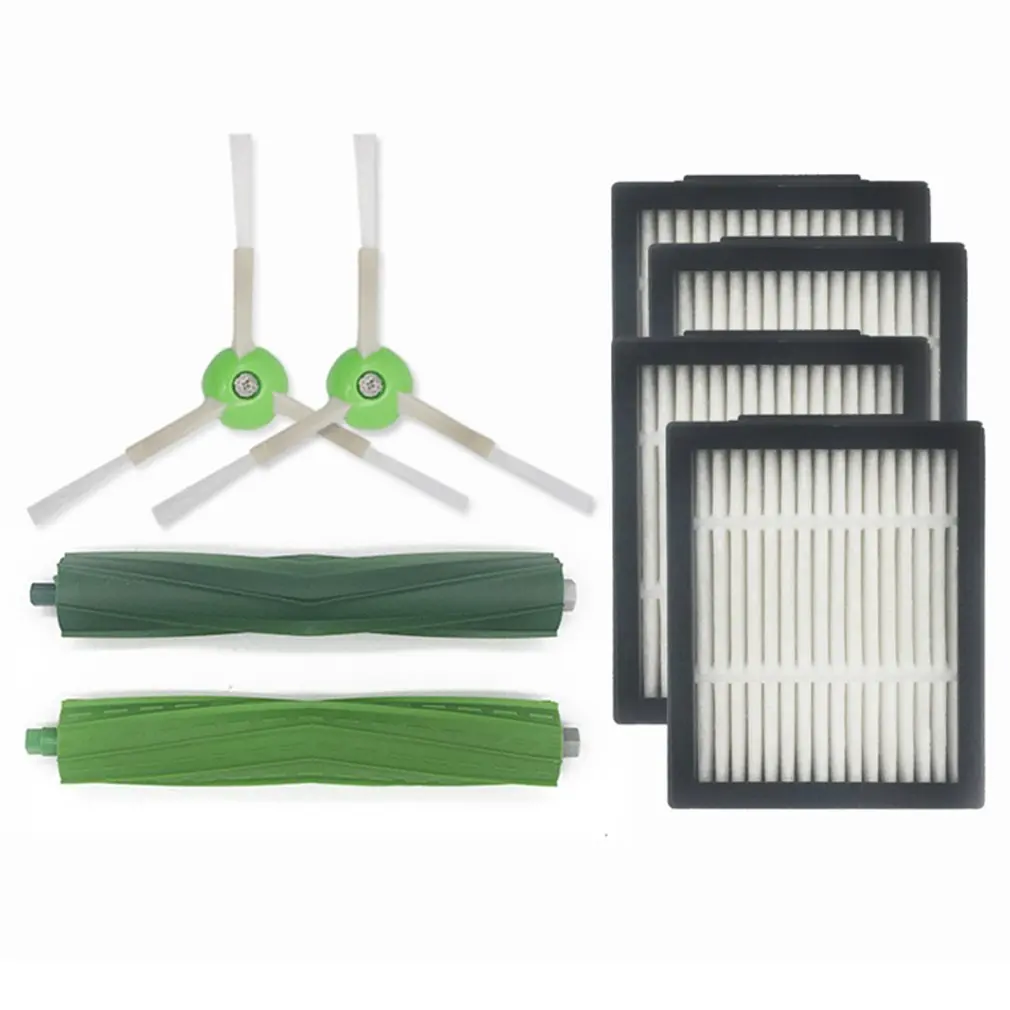 

Sweeper Accessories For Room-ba I7 E5 E6 Sweeper 1 Set R362 Roller Brushes 2pcs R338 Corner Brushes 4pcs R350 Filters