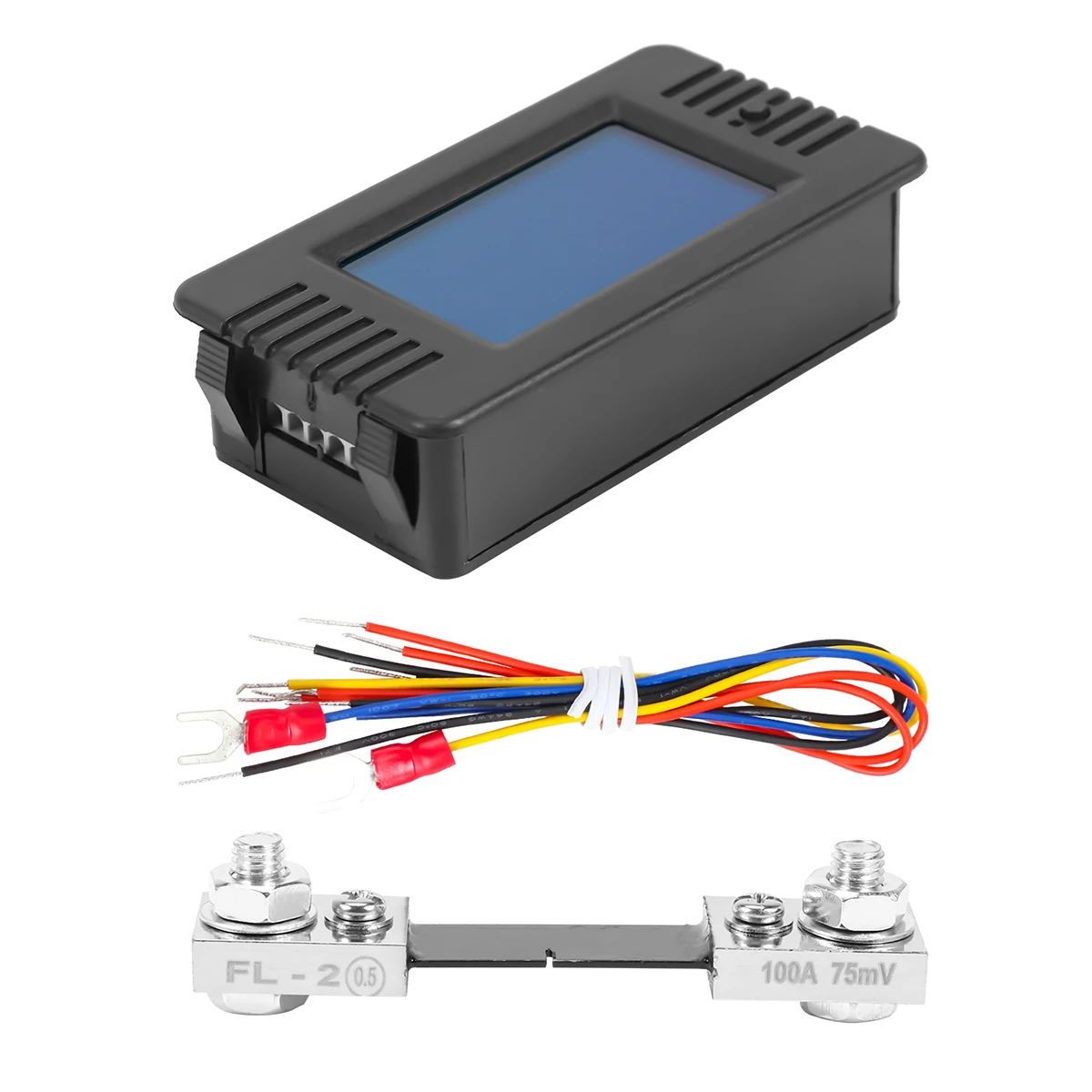 Цифровой автомобильный тестер напряжения PZEM015 постоянный ток 0-200 в с шунтом 50 А