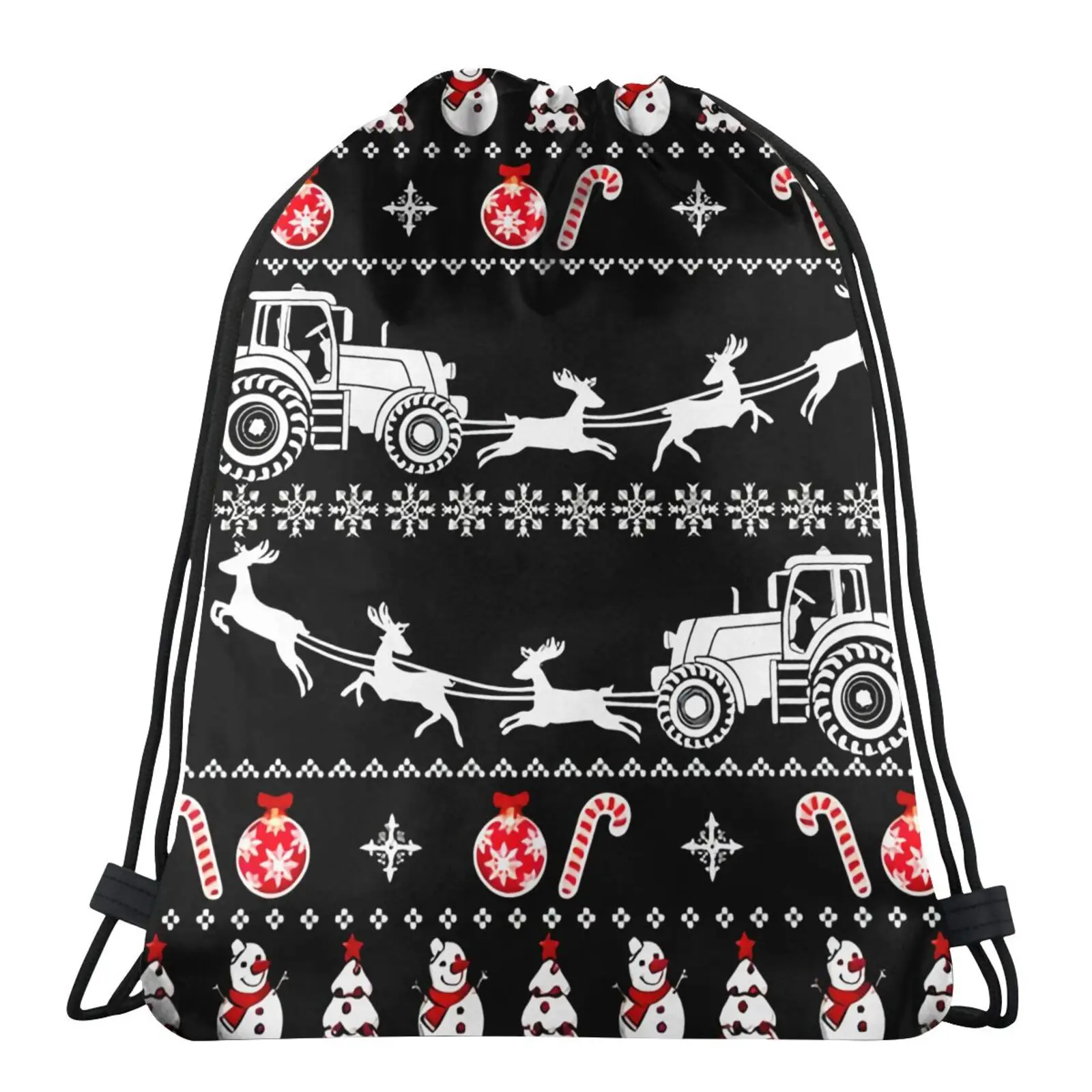 

Фермерские рождественские уродливые Рождественские Сумки для мужчин, рюкзак для обуви, тканевый рюкзак, сумка для обуви для школы, тканевая...