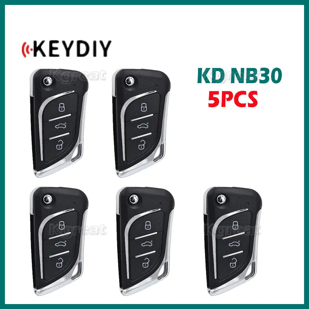 5 шт. KEYDIY KD NB30 Автомобильный Дистанционный ключ серии NB с PCF Многофункциональный