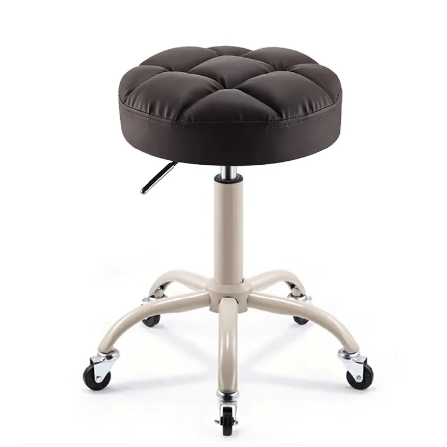 Многофункциональный парикмахерский стул гидравлический роскошный серый