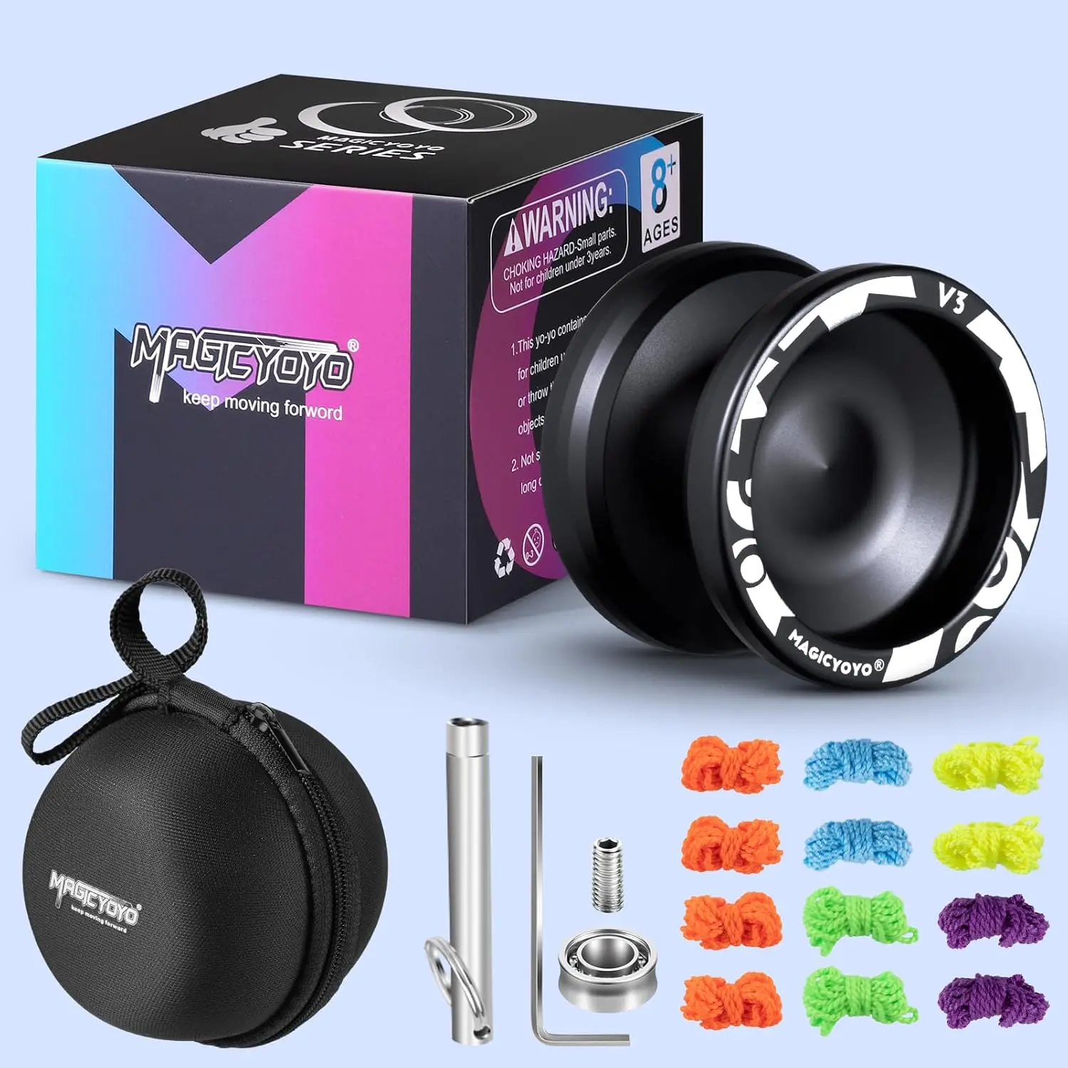 Йо-йо MAGICYOYO V3 для детей 8-12 лет и старше, профессиональное йо-йо с двойной функцией, профессиональное йо-йо для трюков для взрослых. (art.: 3920db0930ebc) - 3920db0930ebc