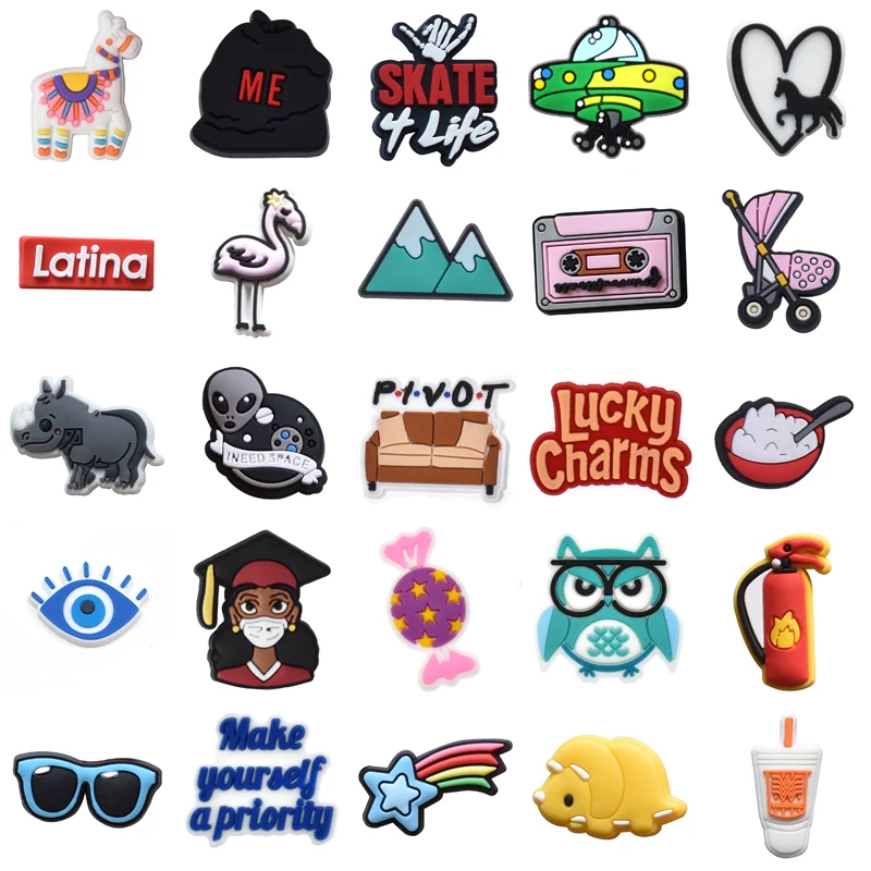 

Boy Para Pins Men Kids Decorations for Crocs Women Charm Shoe Charms Gifts Shoes Accessories Packs Set Jeans Wholesale Bulk Girl