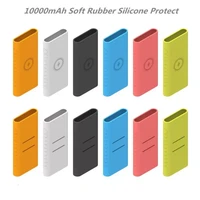new silicone protector case for xiao mi powerbank 10000mah plm11zm wireless powerbank accessories case wpb15zm and plm13zm case